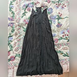 Victoria's Secret Black Sleeveless Halter Gown